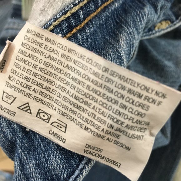 Gloria Vanderbilt Denim Blue Jeans Women's Size 4 Medium - Picture 7 of 9